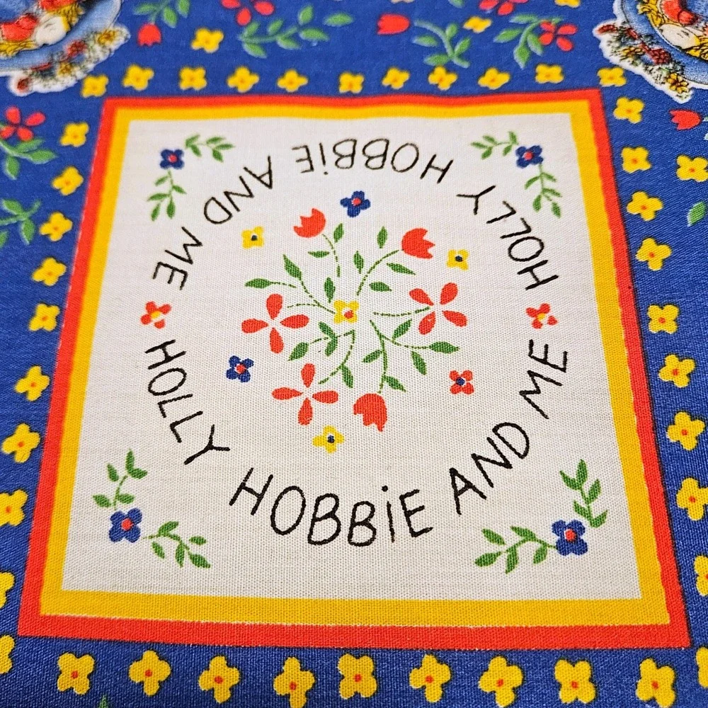 Vintage Holly Hobbie Pillow 16x16 Tooth Fairy Pocket Cottagecore Nursery